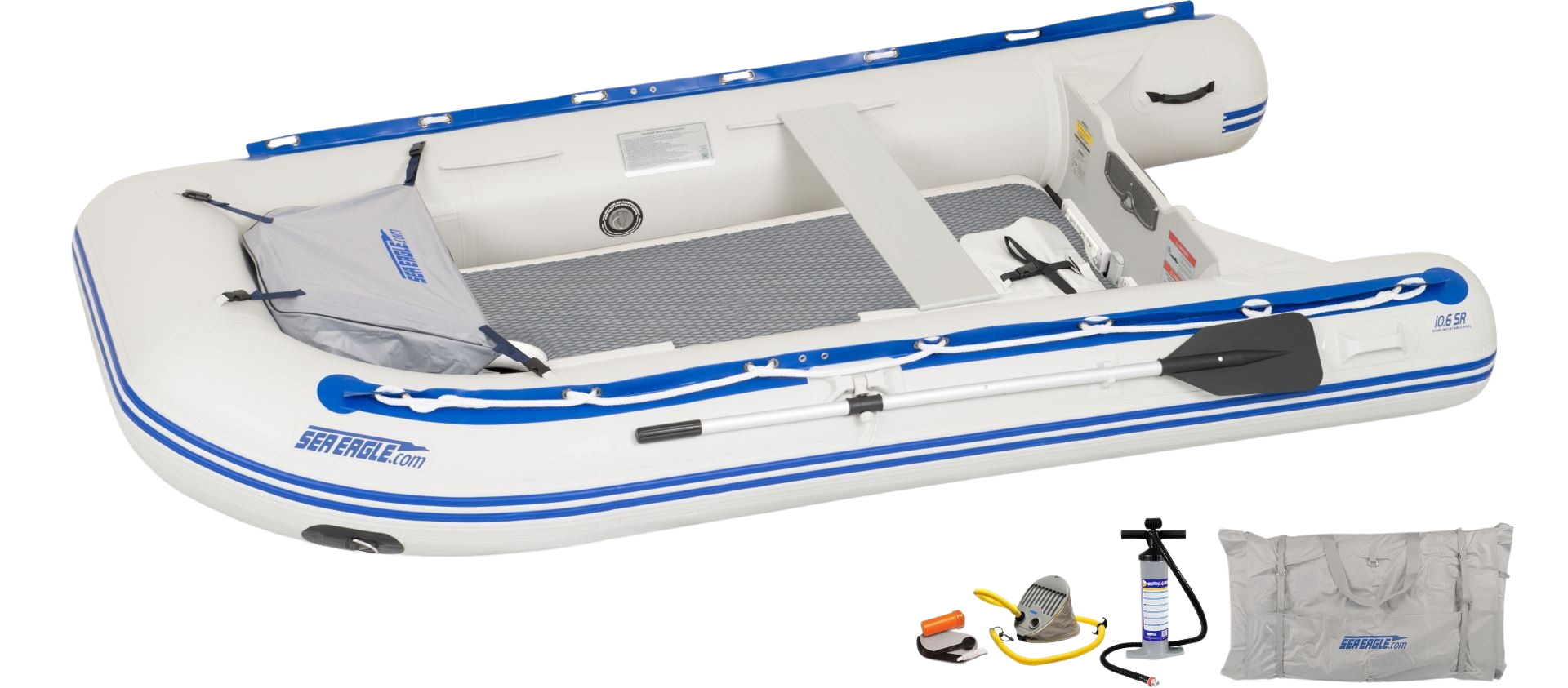 Sea Eagle 106SR 10'6" Sport Runabout Inflatable Boat Drop Stitch Deluxe Package (New)