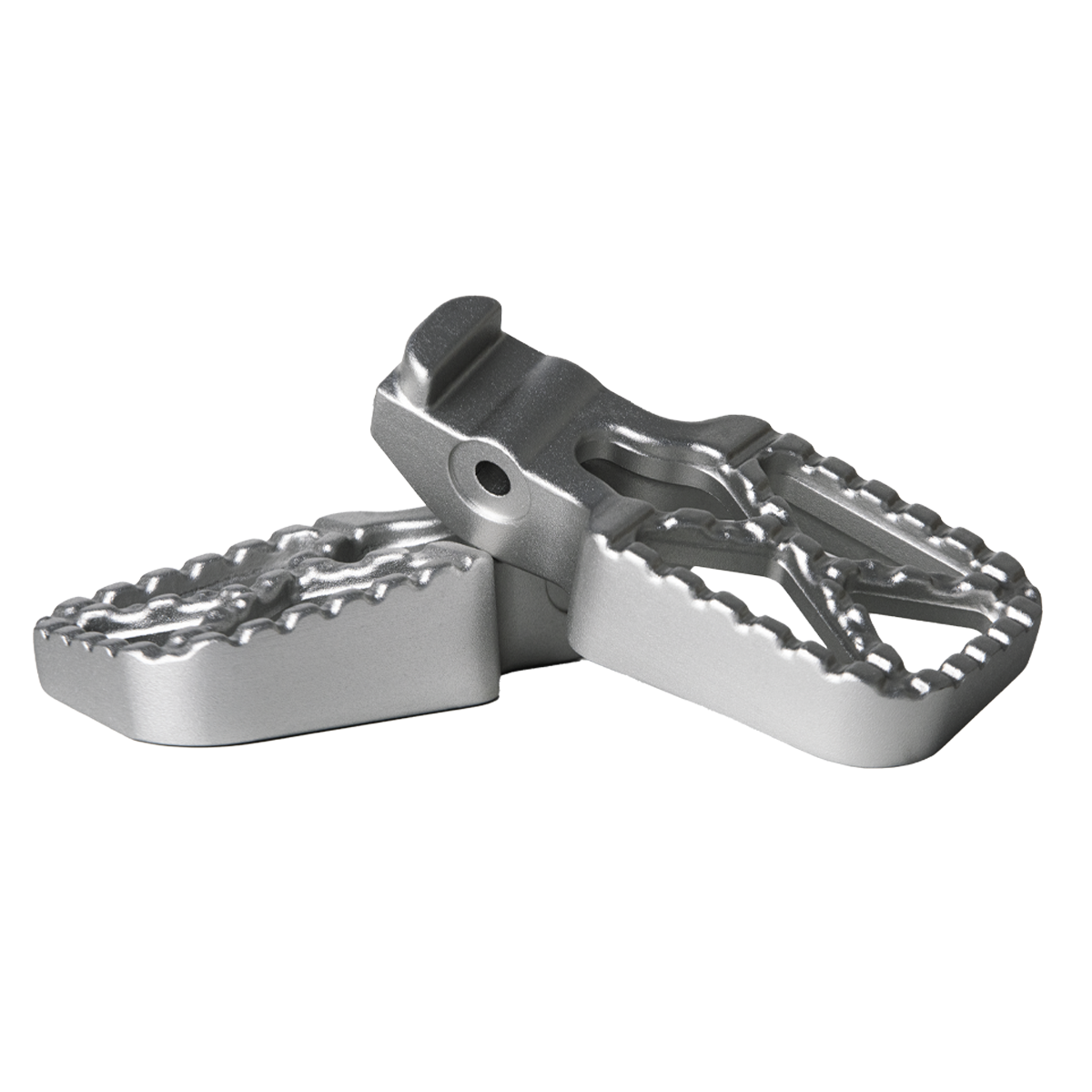 JackRabbit Mega Metal Footpegs for XG, XG Pro, OG2, OG2 Pro & MG - Silver