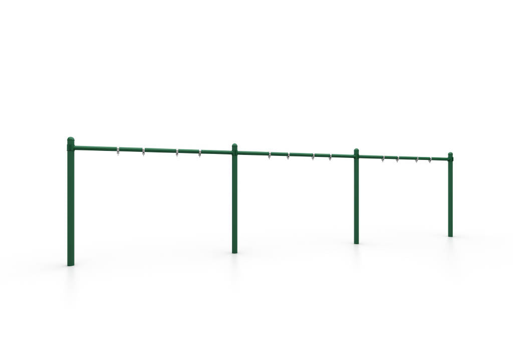 World Klass Play 5" Single Post Swing - 8Ft, 2 to 8 Swings
