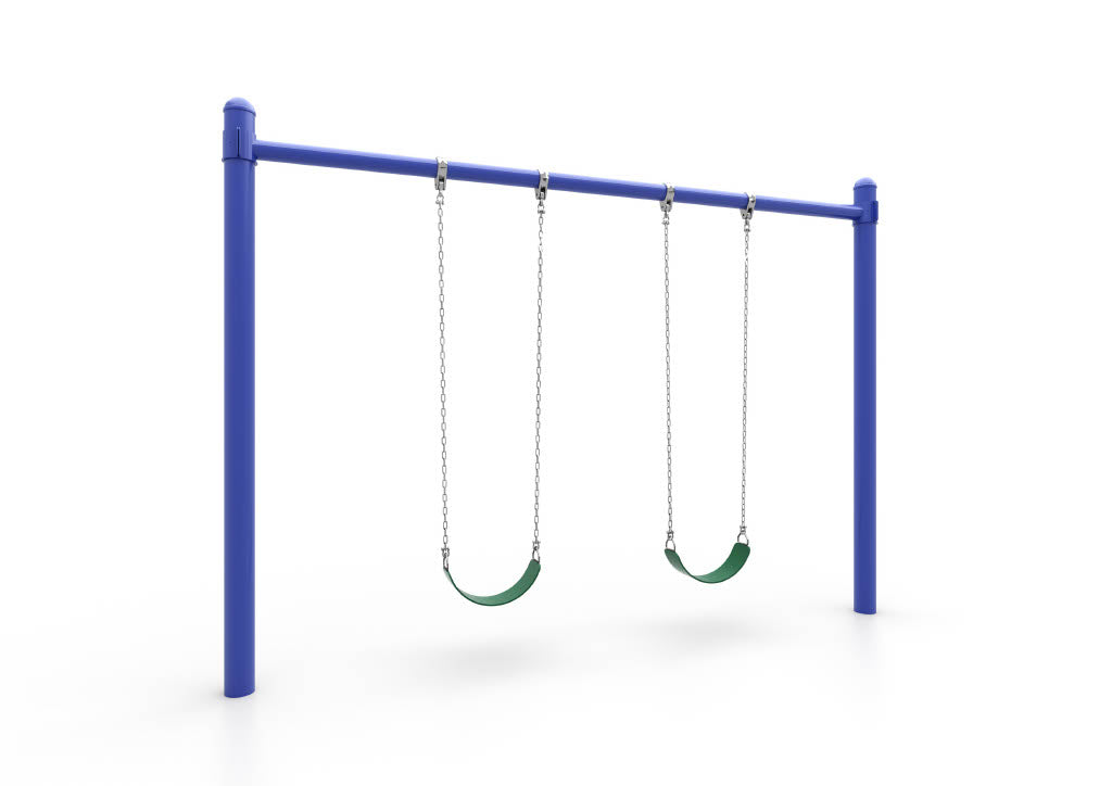 World Klass Play 5" Single Post Swing - 8Ft, 2 to 8 Swings