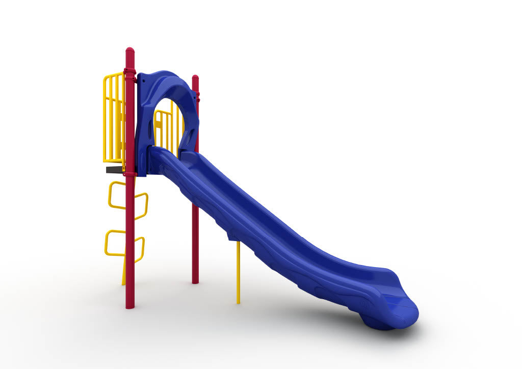 World Klass Play 5" Freestanding Single Slide Commercial Playground
