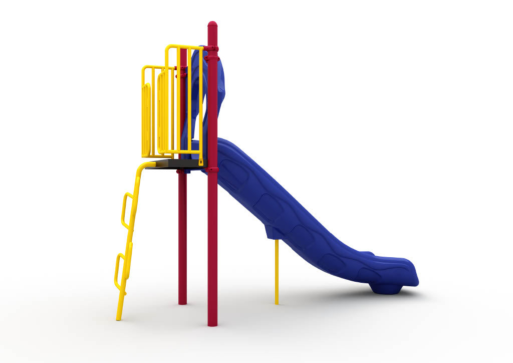 World Klass Play 5" Freestanding Single Slide Commercial Playground