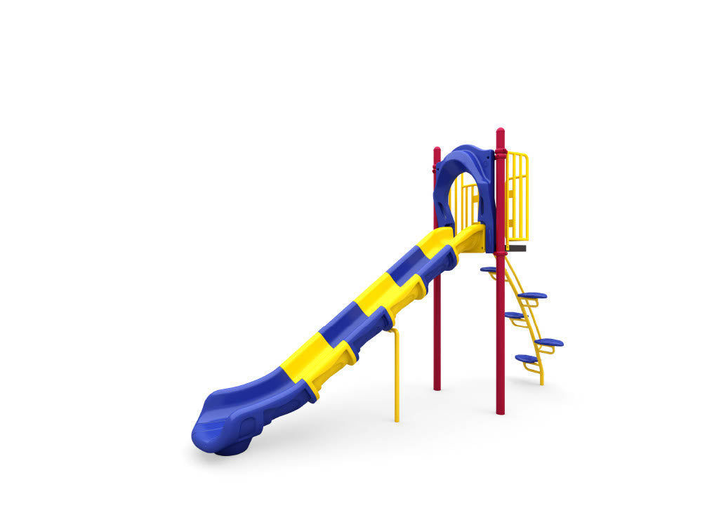 World Klass Play 6" Freestanding Single Slide - Compact & Durable