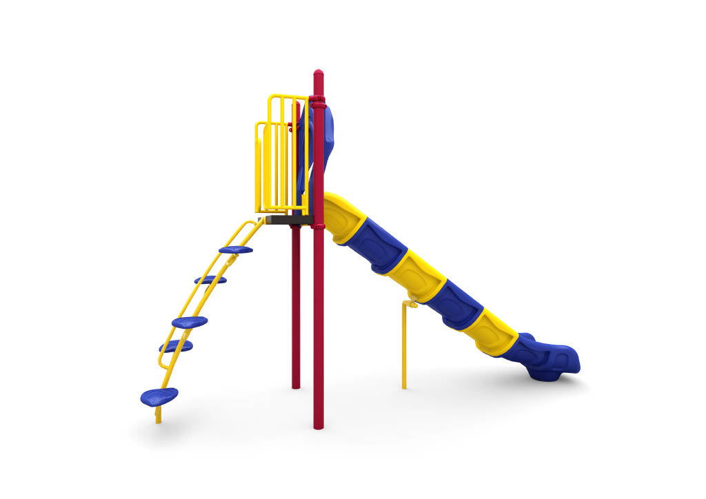 World Klass Play 6" Freestanding Single Slide - Compact & Durable