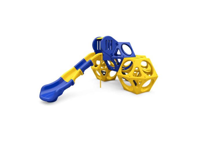 World Klass Play Skqube Playground Climber with Slide