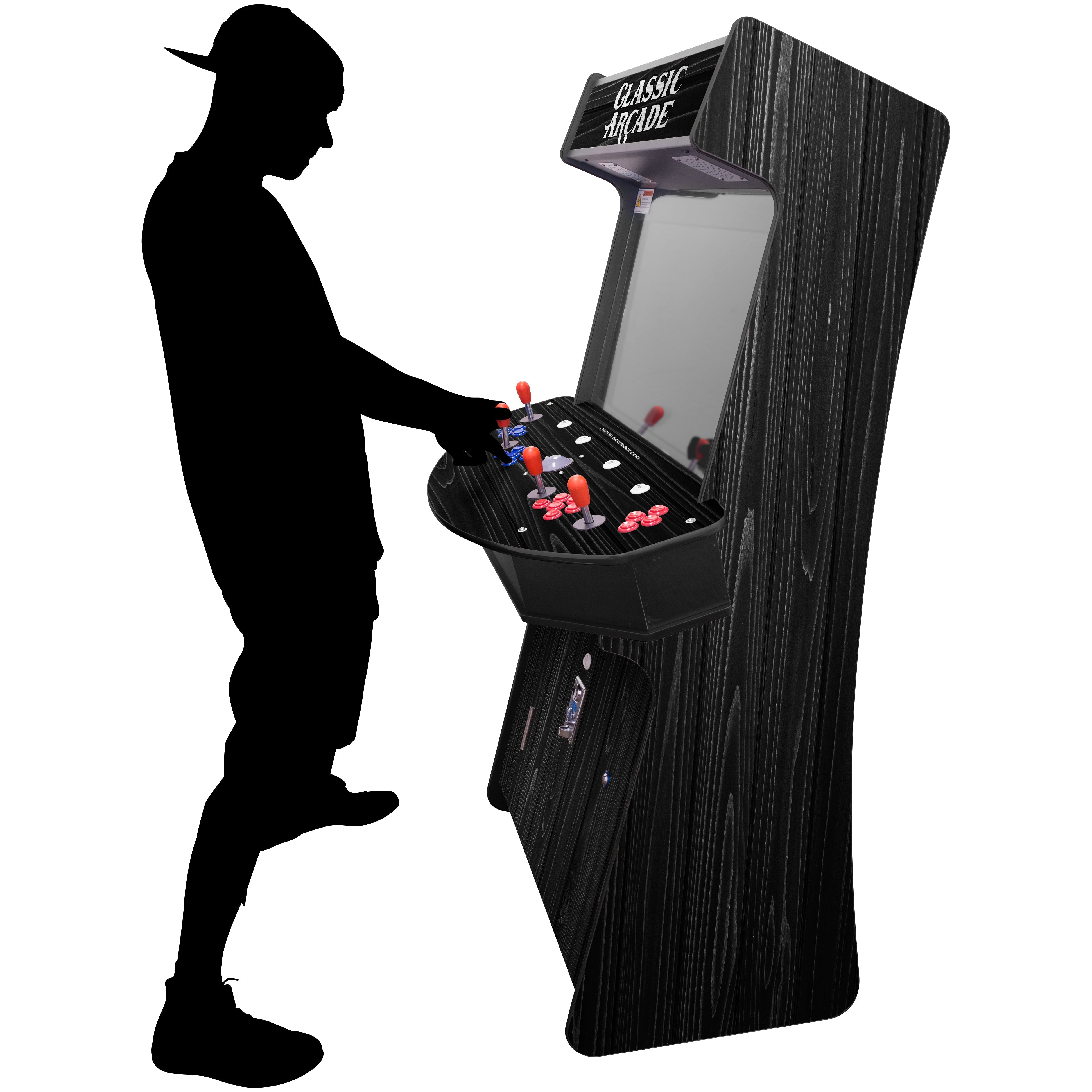 Creative Arcades 4-Player Slim Stand-Up Arcade Machine