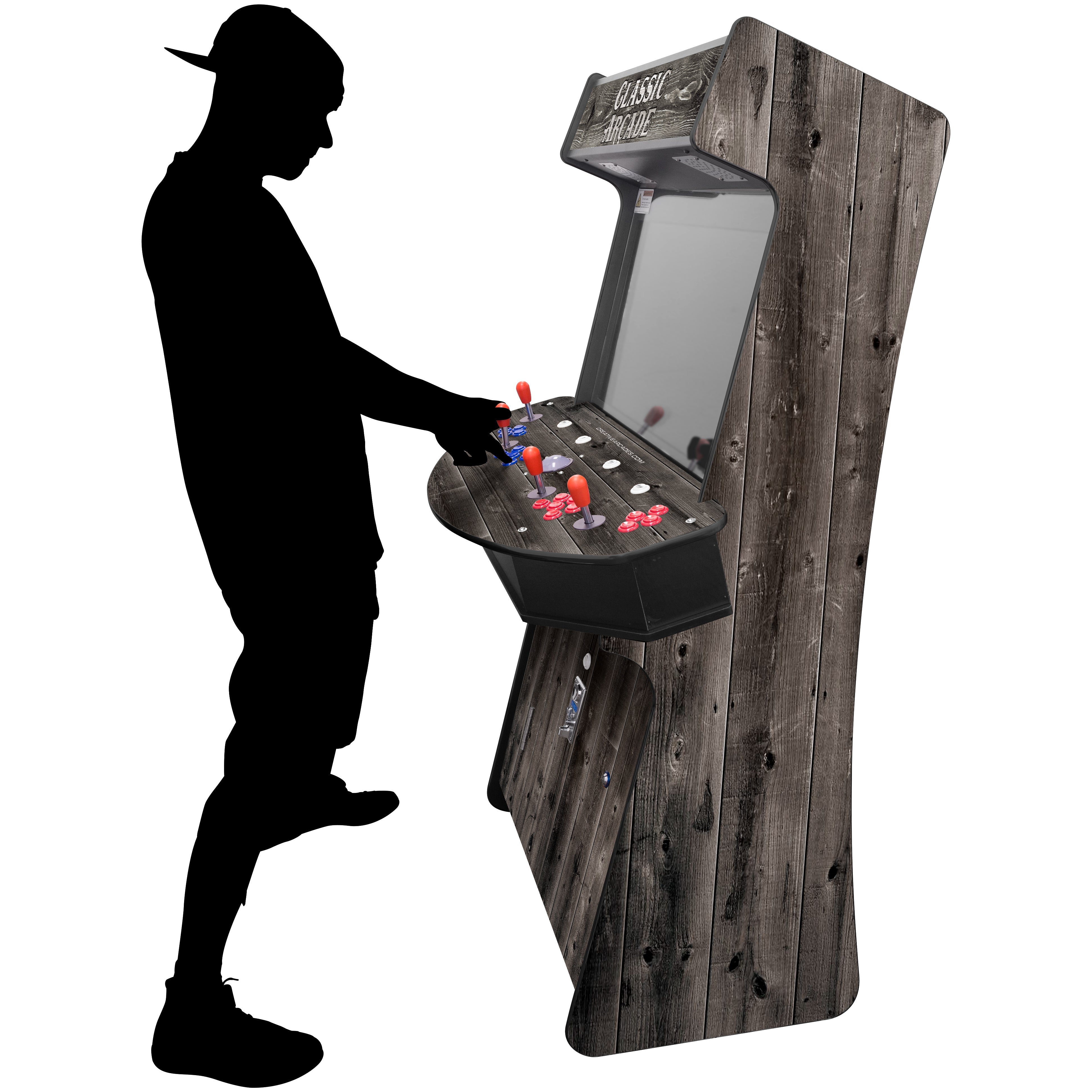 Creative Arcades 4-Player Slim Stand-Up Arcade Machine