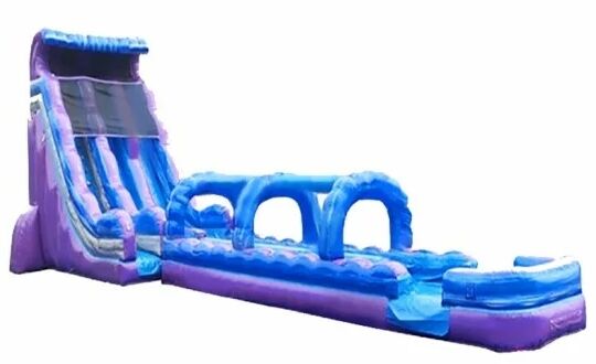 Bounce Horizon 18ft Violet Tsunami Water Slide with Slip & Slide