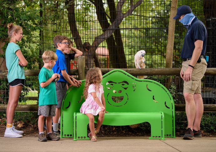 UltraSite 4' Gorilla Bench With Perforated Seat