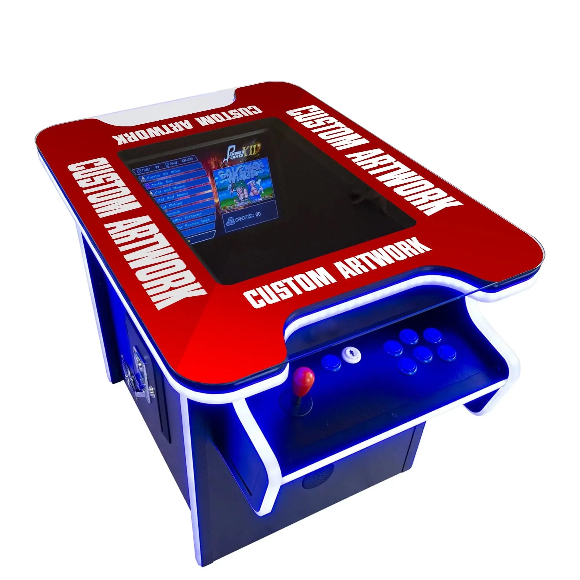 Creative Arcades 2-Player Dual-Screen Cocktail Arcade Machine