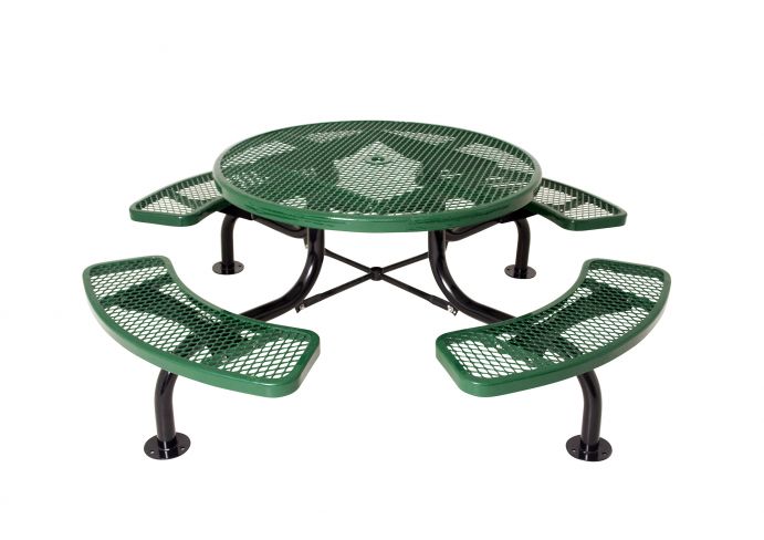 UltraSite 46" Round Span Leg Table, Perforated