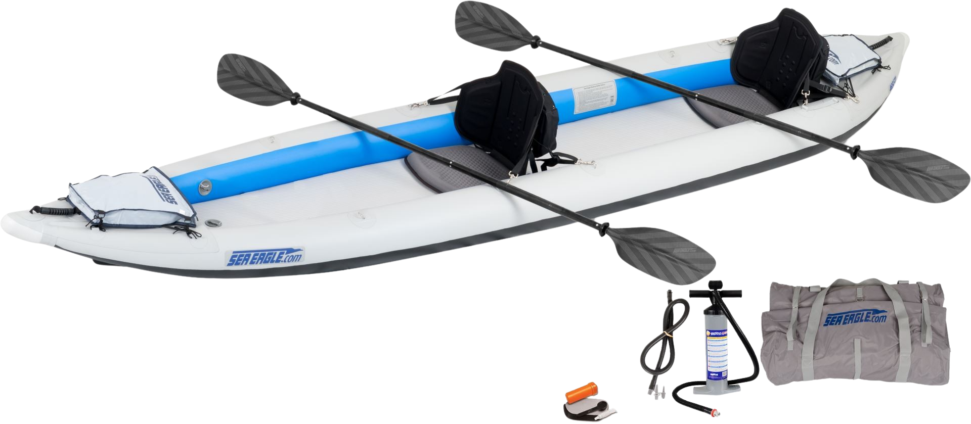 Sea Eagle 465FT FastTrack Inflatable Kayak Pro 2-Person Package (New)