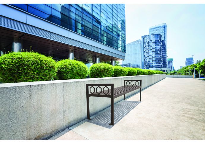 UltraSite 8' Huntington Bench without Back, Portable