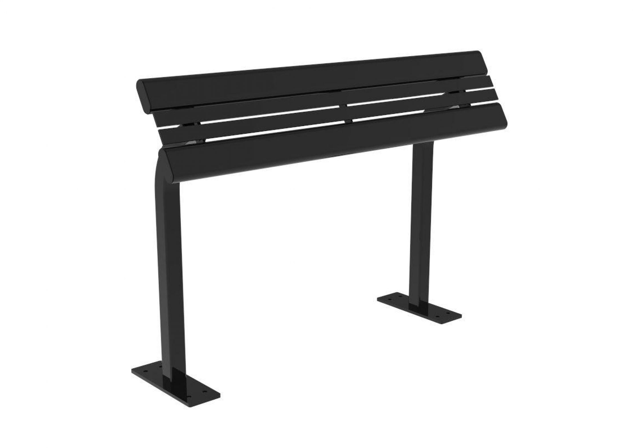 UltraSite 4' Richmond Horizontal Slat Lean Rail