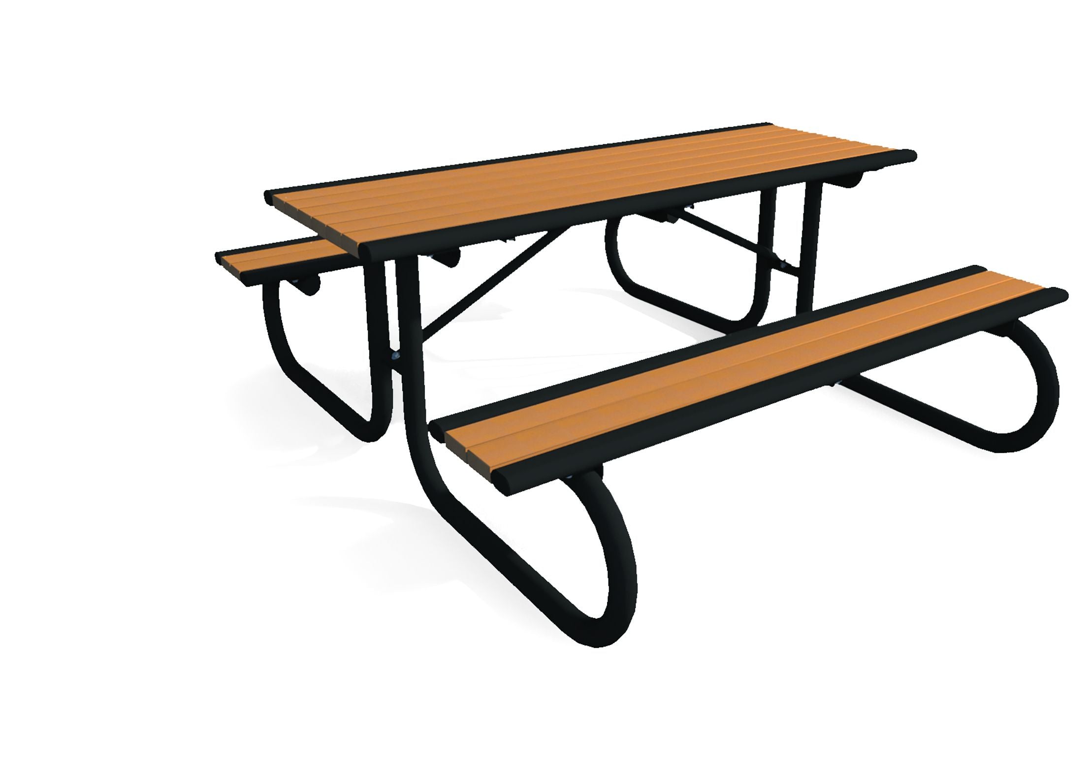 UltraSite 8' Richmond Recycled Table, Surface Mount