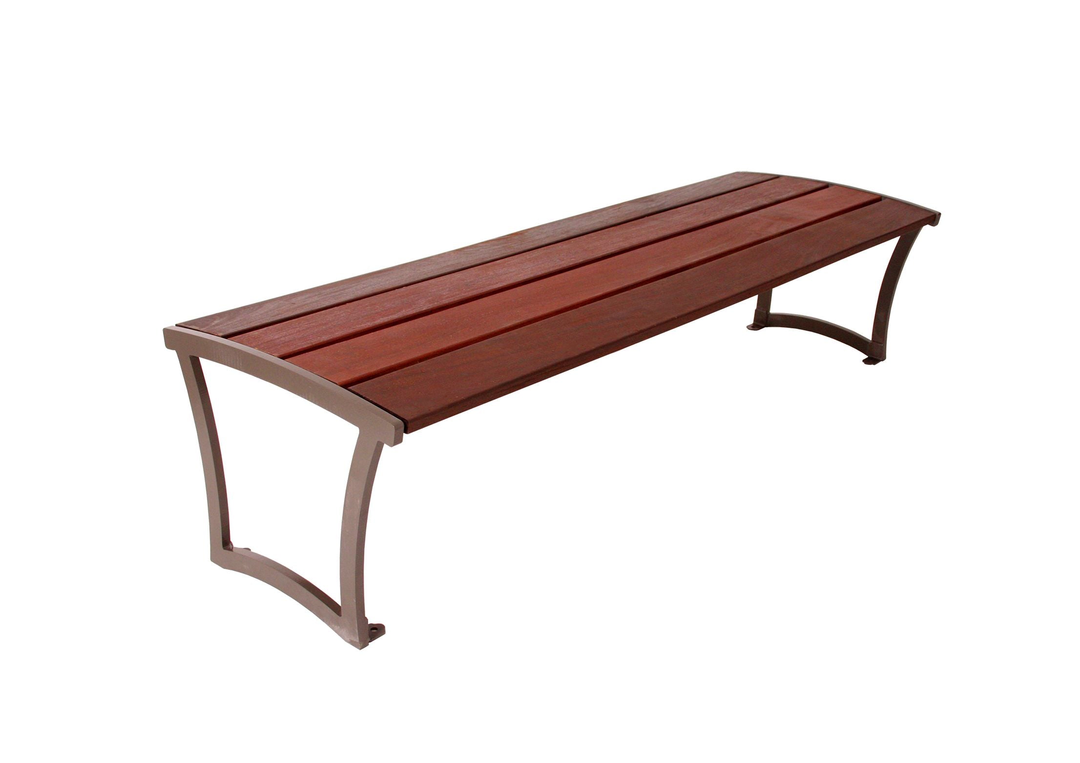 UltraSite Madison Bench without Back, Ipe Wood