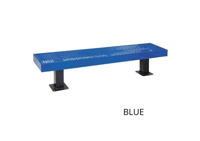 UltraSite 4' Mall Bench without Back, Wave