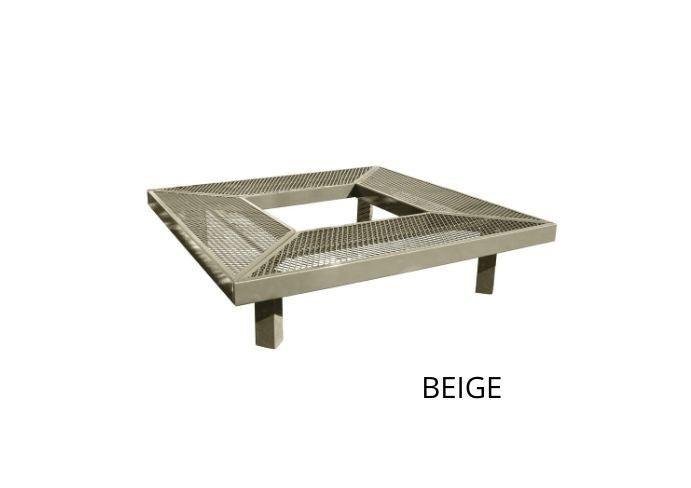 UltraSite 8' Geometric Mall Bench without Back, Diamond