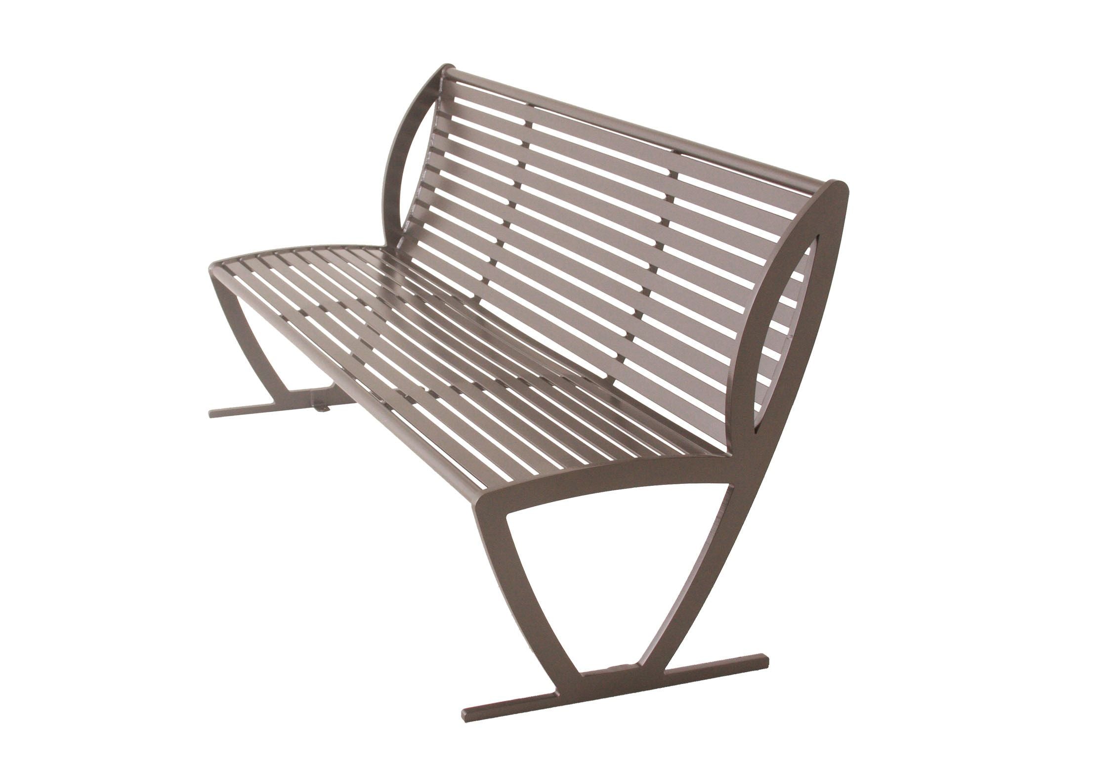 UltraSite 6' Augusta Bench with Back No Armrest