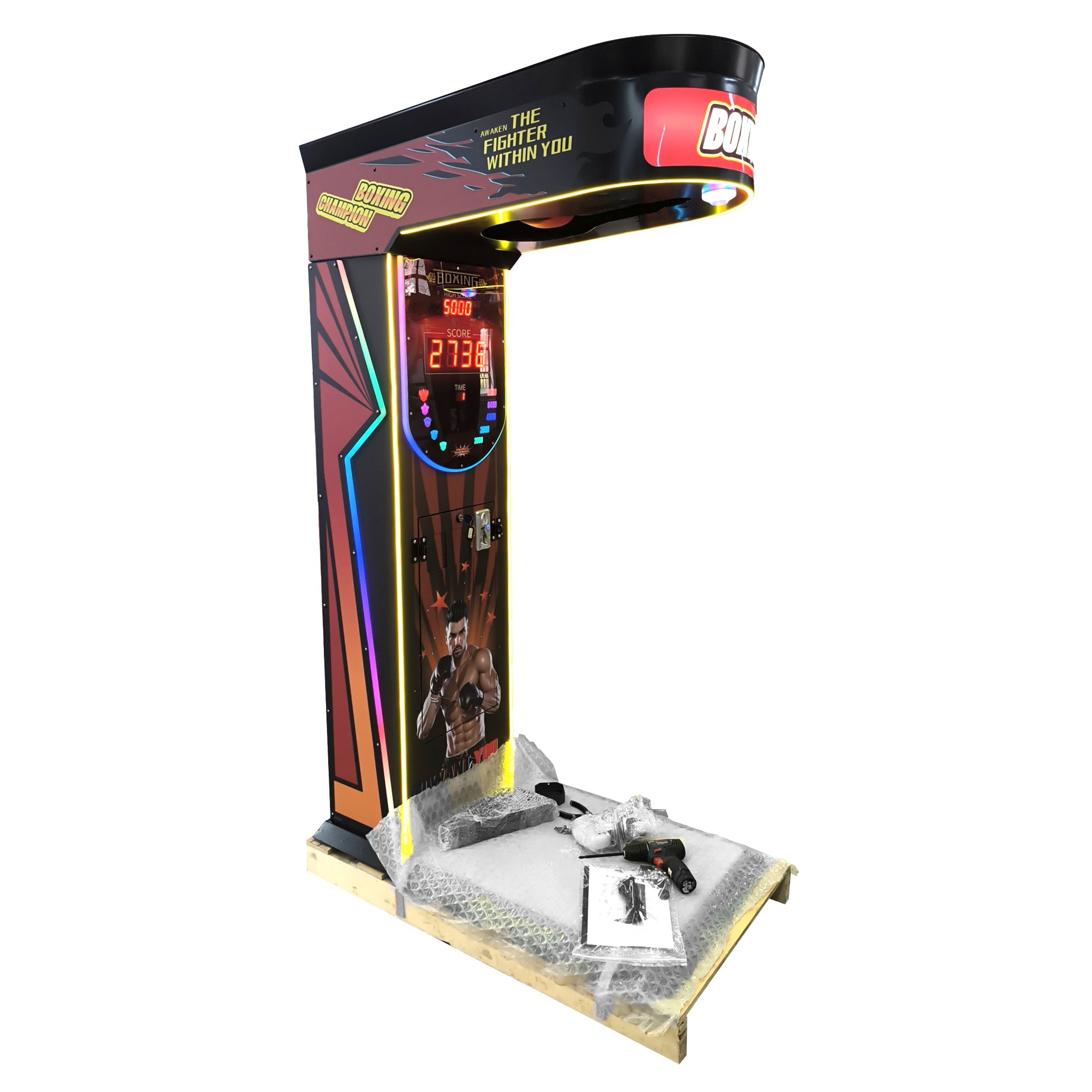 Creative Arcades Knockout Challenge Boxing Arcade Machine - Punch Out Pro