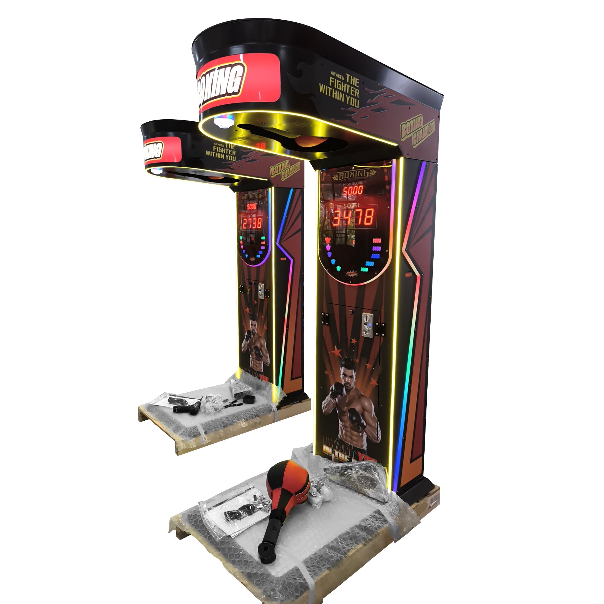 Creative Arcades Knockout Challenge Boxing Arcade Machine - Punch Out Pro
