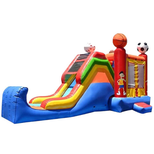 Bounce Horizon 26ft Boy Sport Crush Combo Inflatable with Slide