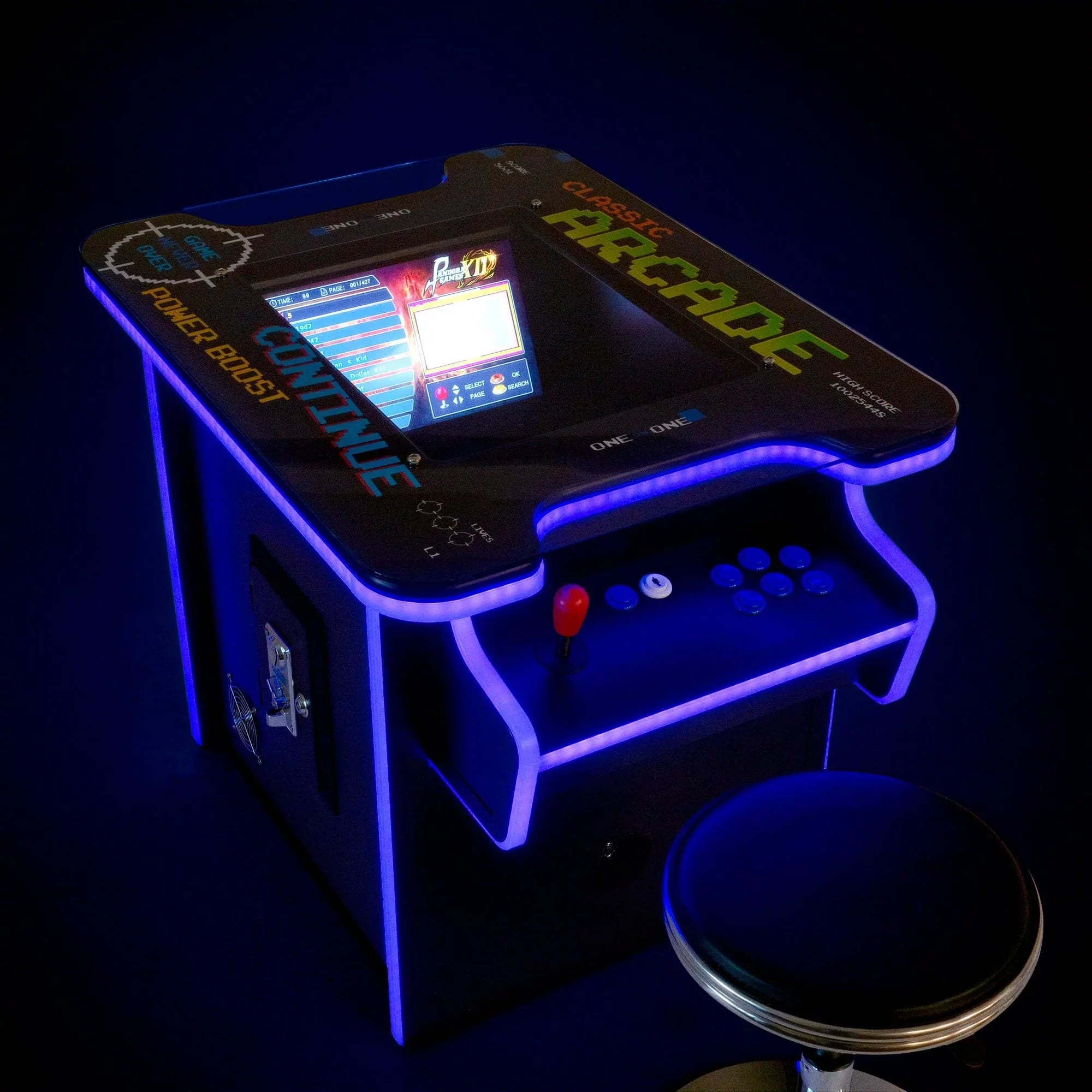 Creative Arcades 2-Player Dual-Screen Cocktail Arcade Machine