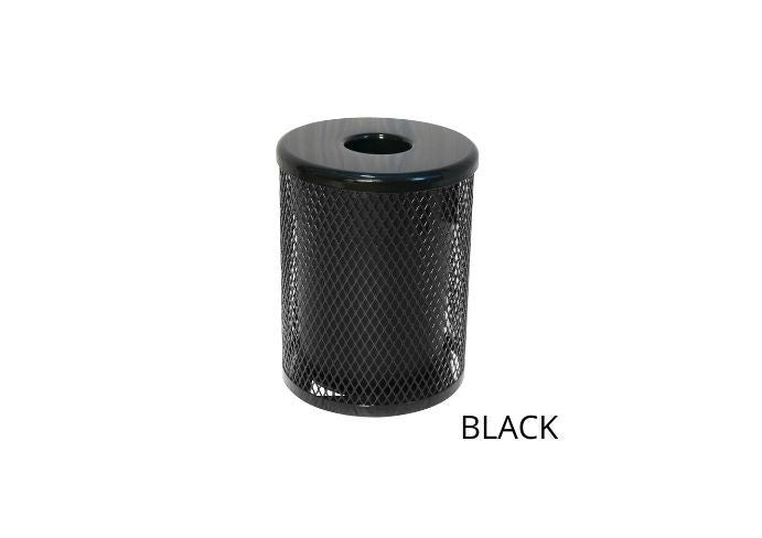 UltraSite 55 Metal Trash Receptacle, Slat