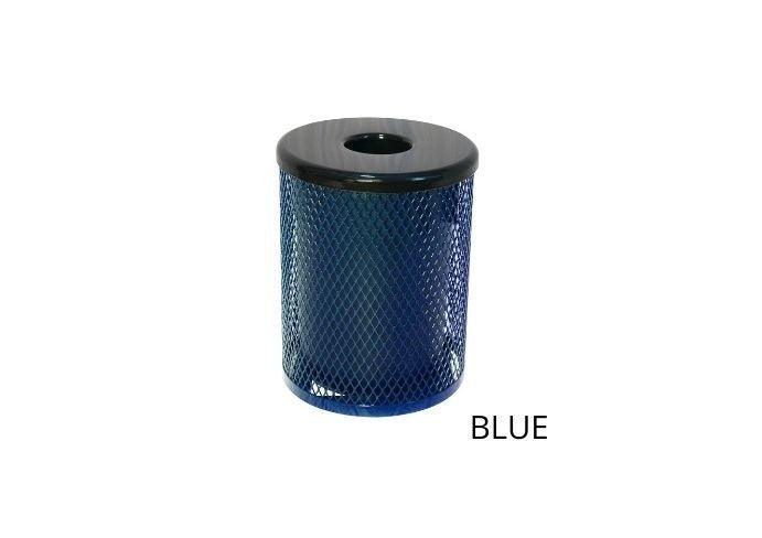UltraSite 55 Metal Trash Receptacle, Slat