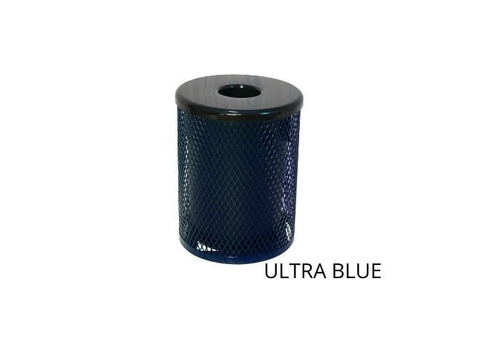 UltraSite 55 Metal Trash Receptacle, Slat