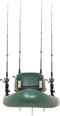 Sea Eagle FishSUP 126 Inflatable Fishing SUP Swivel Seat Fishing Rig Package (New)