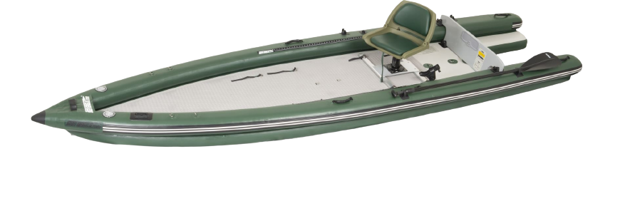 Sea Eagle FishSkiff 16 Inflatable Fishing Boat Solo Startup Package (New)