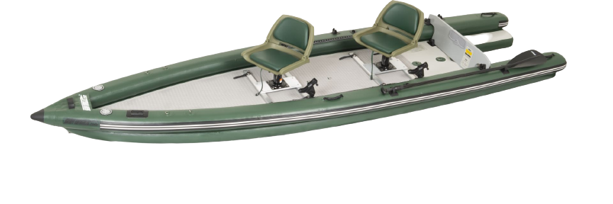 Sea Eagle FishSkiff 16 Inflatable Fishing Boat 2-Person Swivel Seat Package (New)