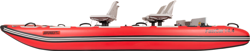 Sea Eagle FASTCAT14 Catamaran Inflatable Boat Deluxe Package (New)
