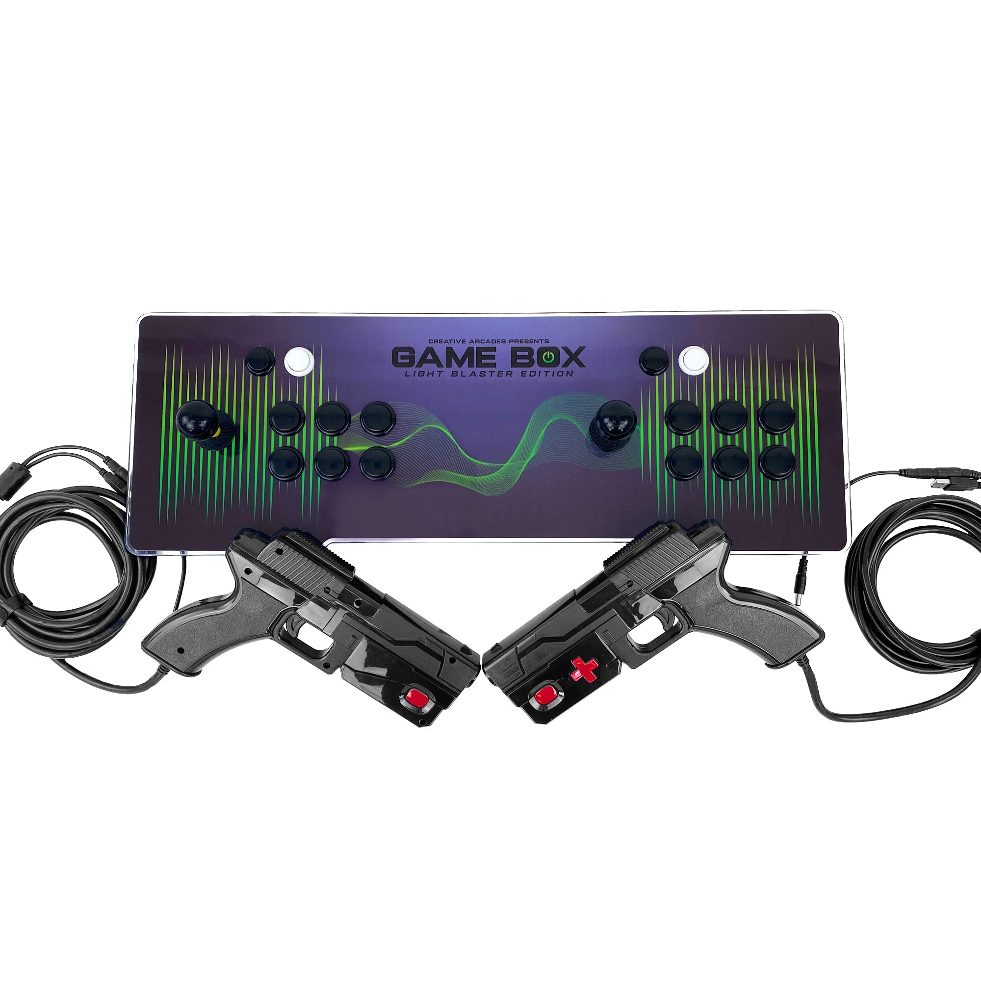 Creative Arcades NEW 10,134-in-1 Arcade Game Box Console - Light Blaster Edition