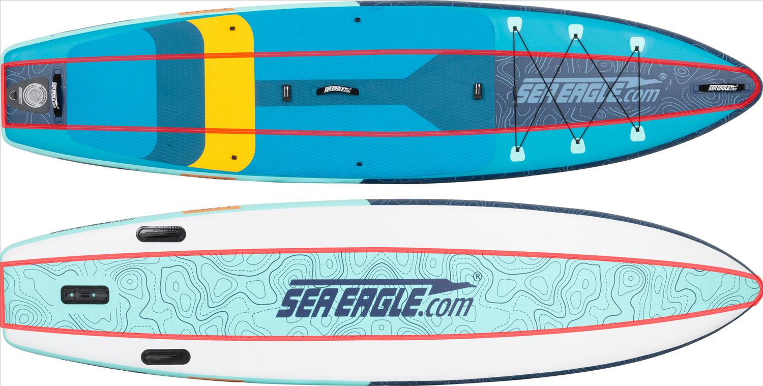 Sea Eagle LongBoard 11 Inflatable Board Start Up Package (New)
