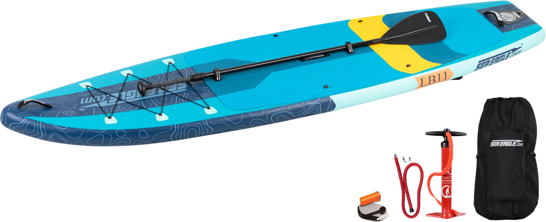 Sea Eagle LongBoard 11 Inflatable Board Start Up Package (New)