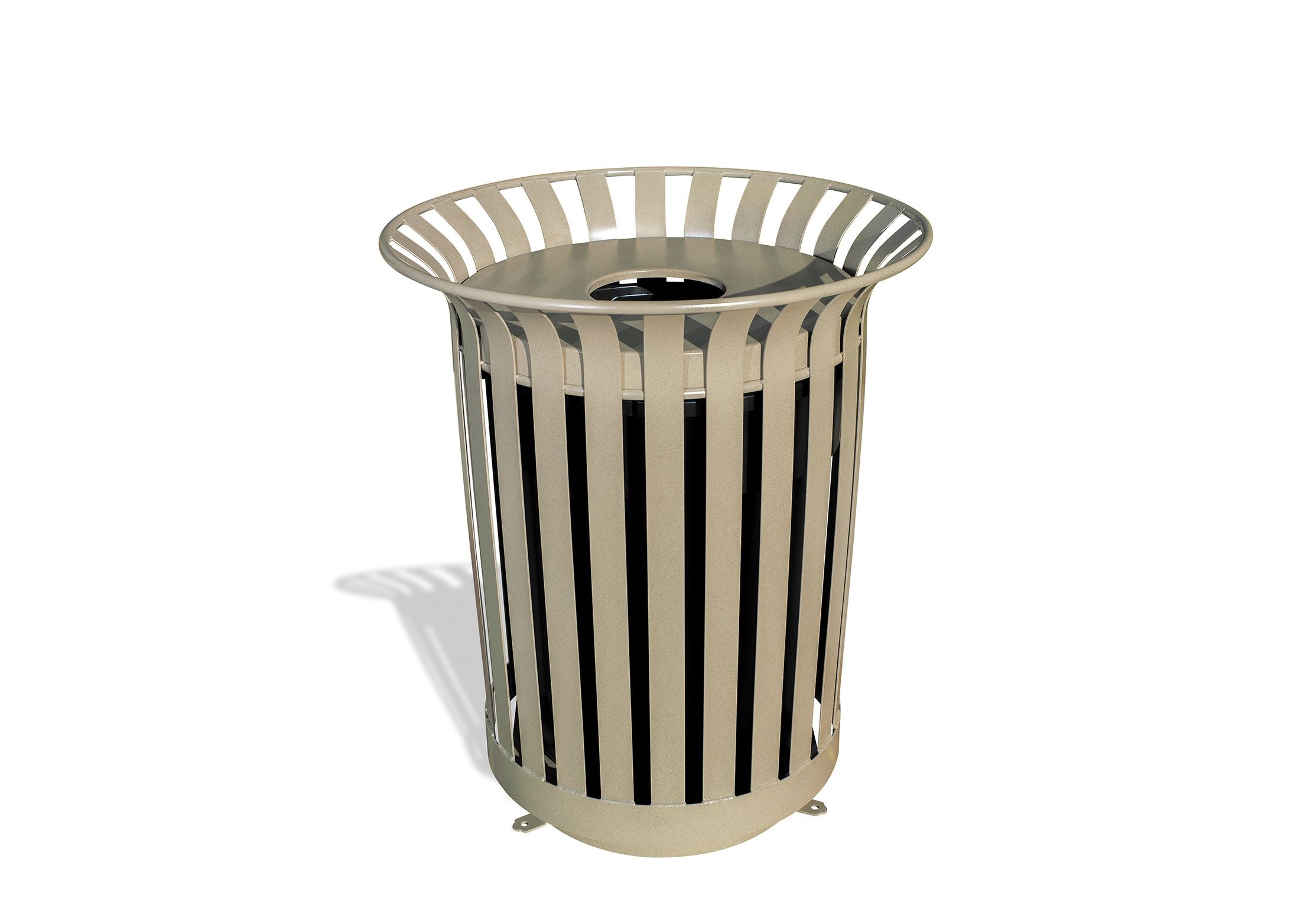 UltraSite 36 Gallon Lexington Receptacle Rain Bonnet Lid , Slat