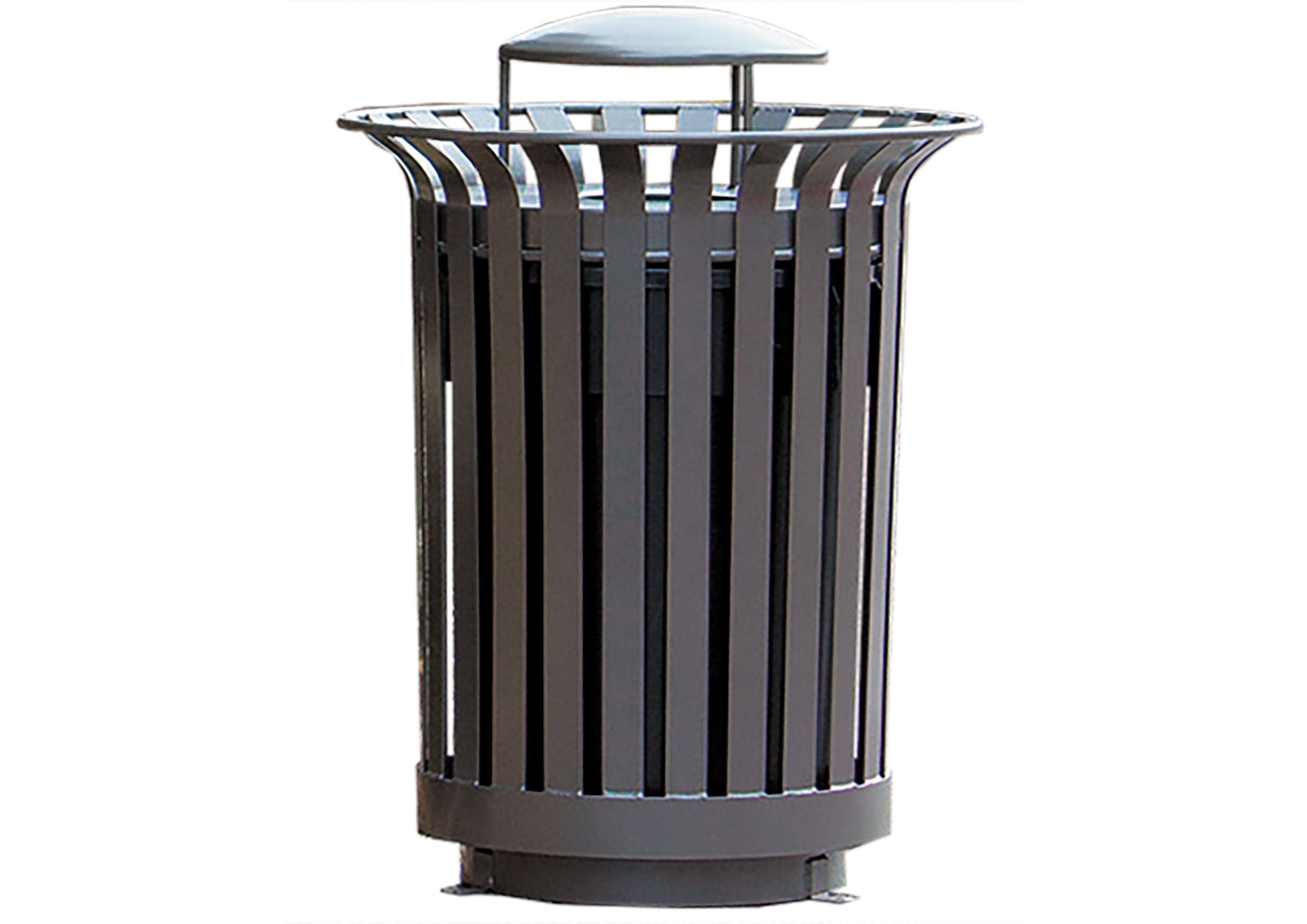 UltraSite 36 Gallon Lexington Receptacle Rain Bonnet Lid , Slat
