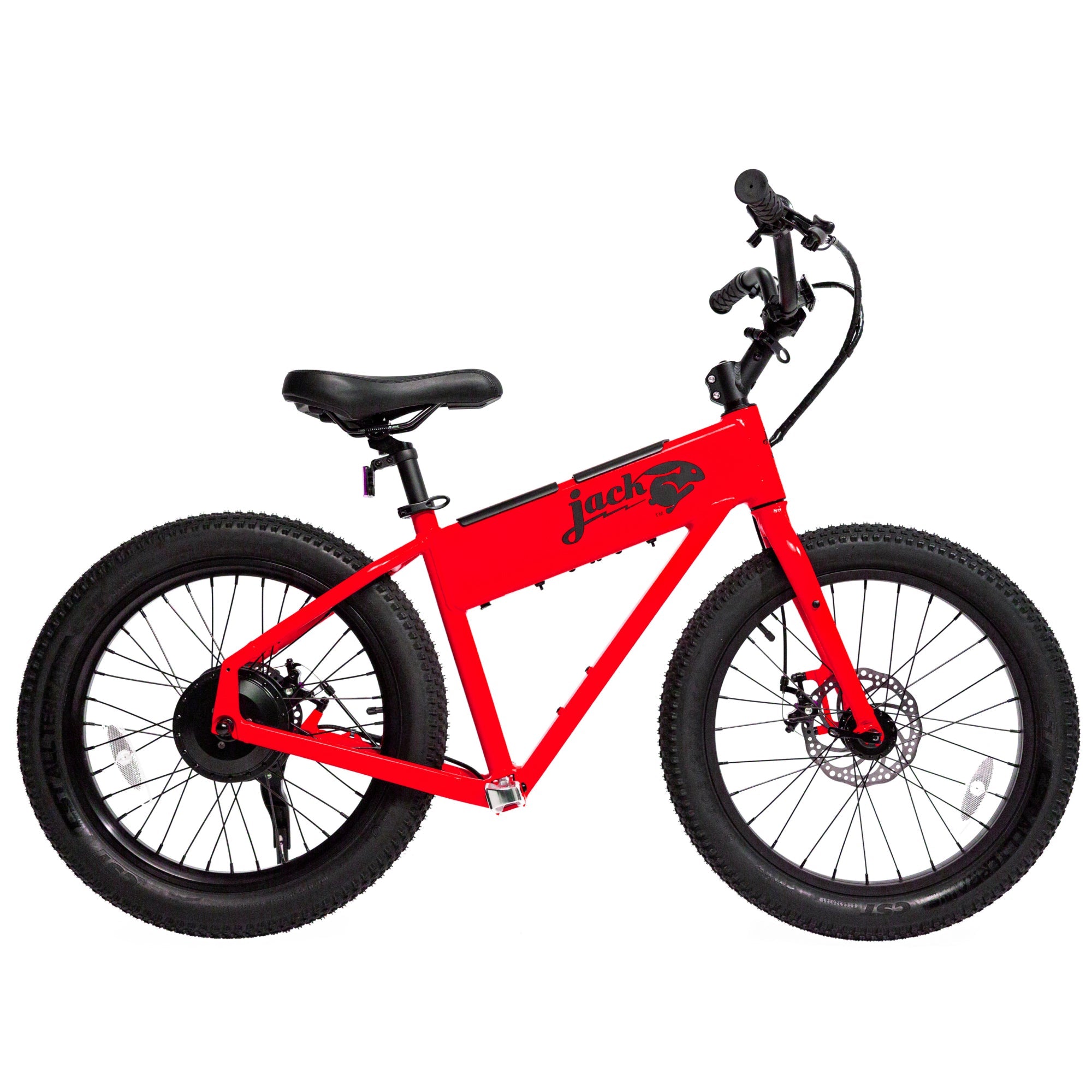 JackRabbit XG - Lightweight & Compact "Big" Micro eBike, Red
