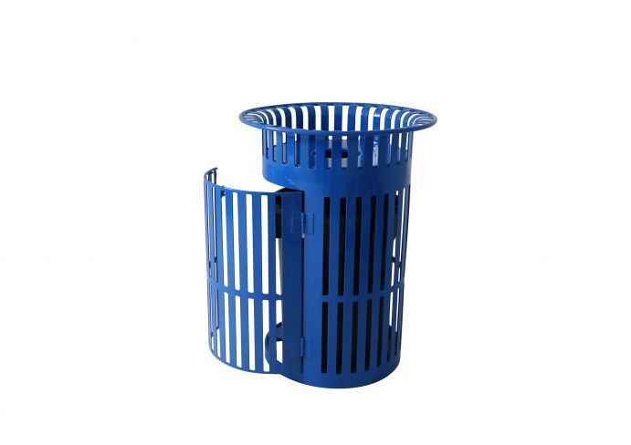 UltraSite 32 Gallon Swing Door Receptacle, Slat