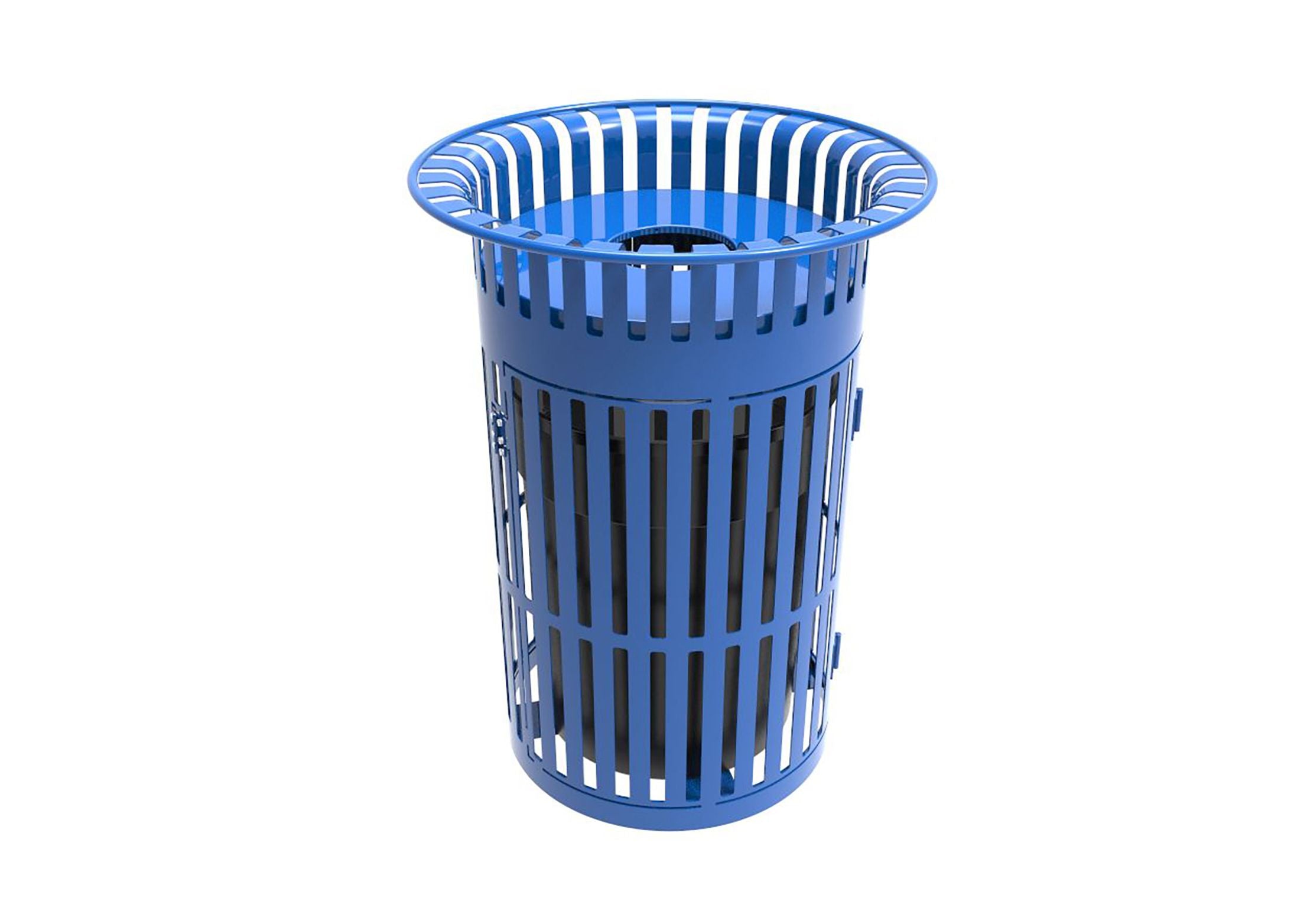 UltraSite 32 Gallon Swing Door Receptacle, Slat