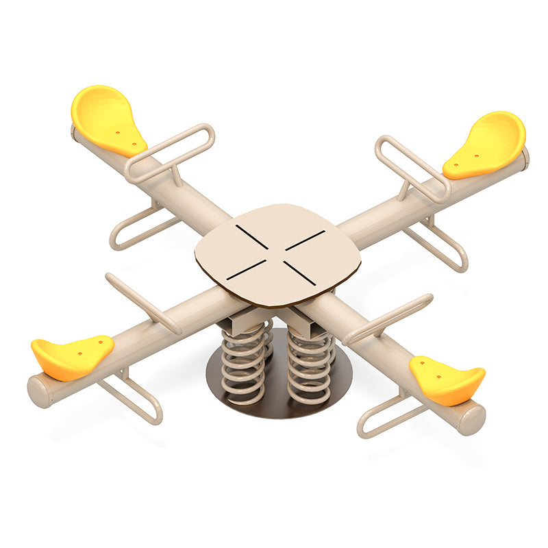 Wisdom Quad-Seesaw Four Seat Spring Rider