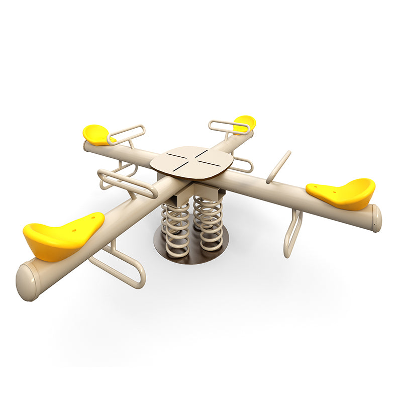 Wisdom Quad-Seesaw Four Seat Spring Rider