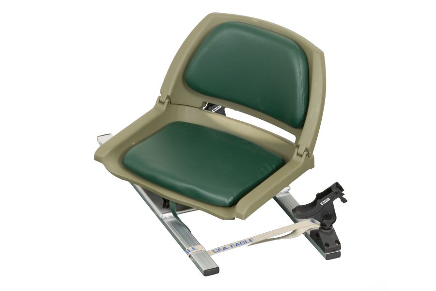 Sea Eagle FishSUP 126 Inflatable Fishing SUP Swivel Seat Fishing Rig Package (New)