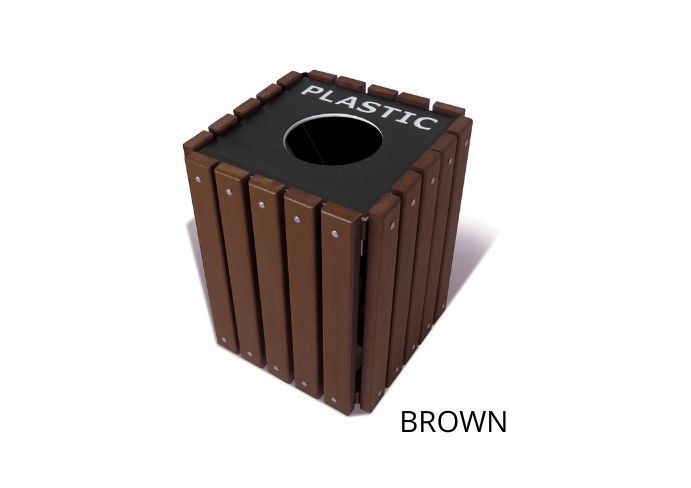 UltraSite 20 Gallon Recycling Single Receptacle