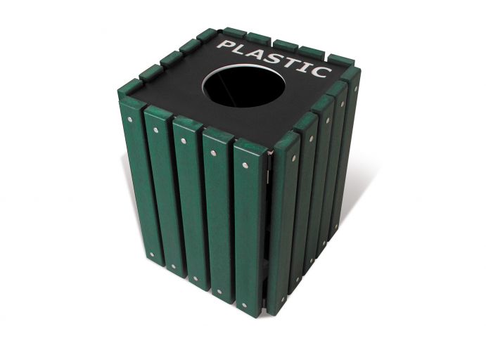 UltraSite 20 Gallon Recycling Single Receptacle