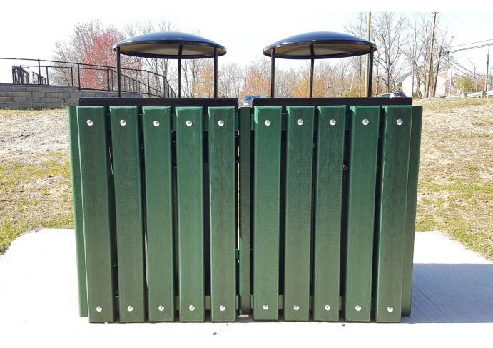 UltraSite 40 Gallon Recycling Single Receptacle
