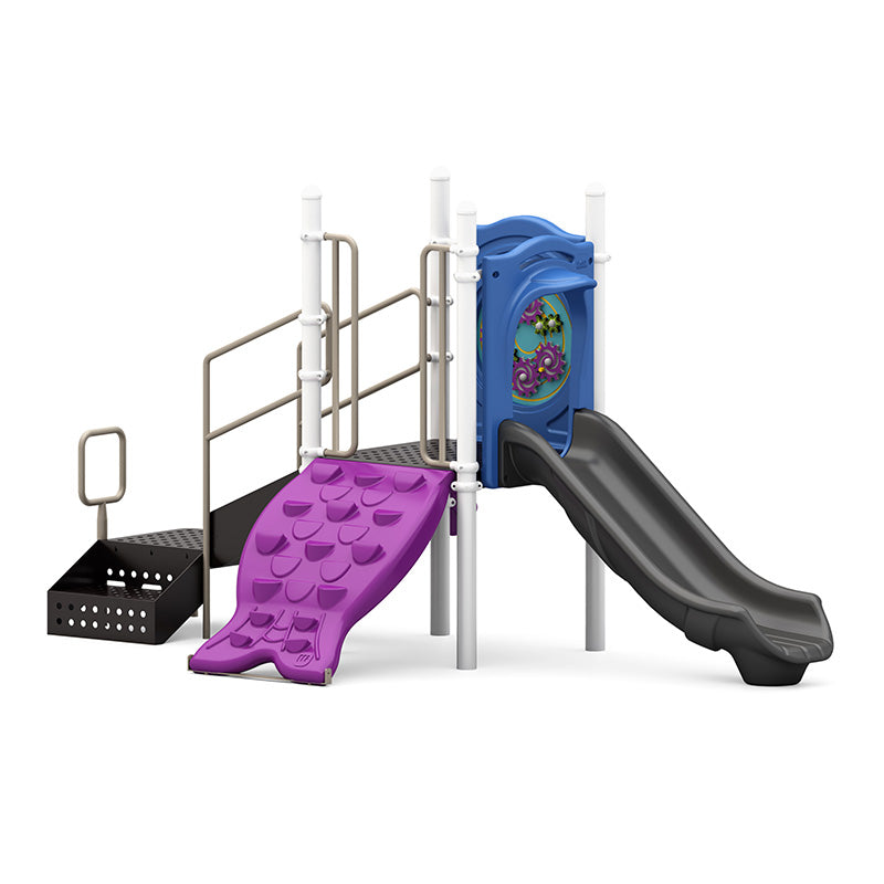 World Klass Play Sprout Slide - Compact Playground for Ages 2- 5