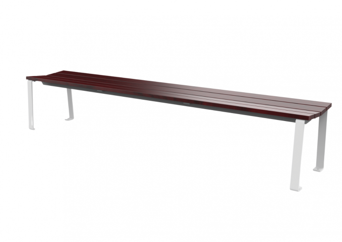 UltraSite 4' New Haven Bench without Back, Portable